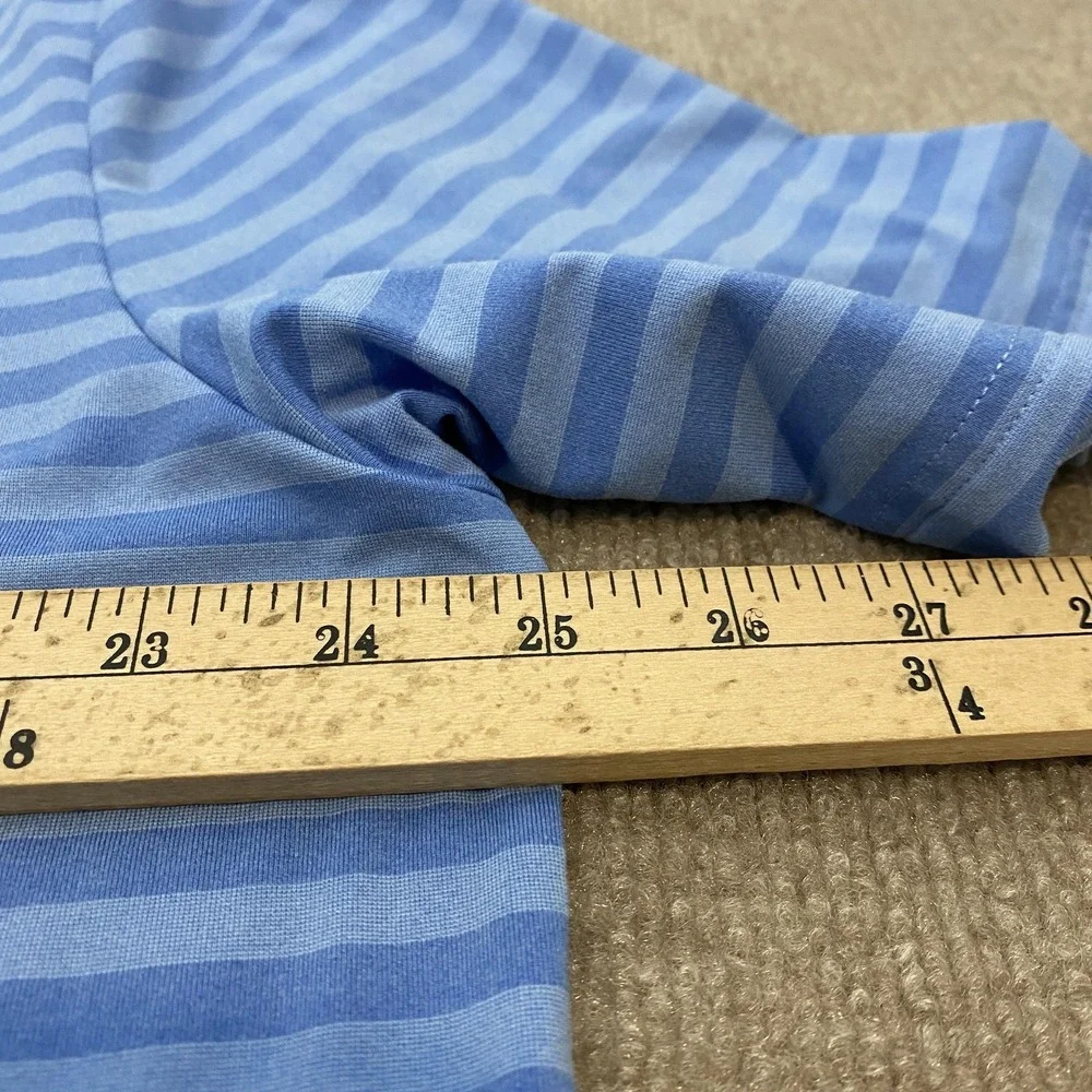 RLX Ralph Lauren Polo‎ Shirt Mens XL Blue Stripe Golf Performance Stretch